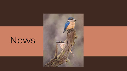 The Fishing Party Shortlisted for the Holmes Art Prize for Realistic Bird Art.